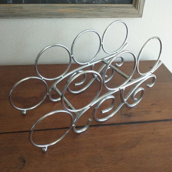 WINE RACK BOTTLE HOLDER - holds up to 4 bottles of wine - Picture 1 of 3